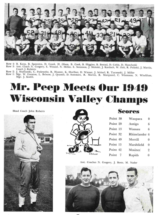 Football State Champions 1949