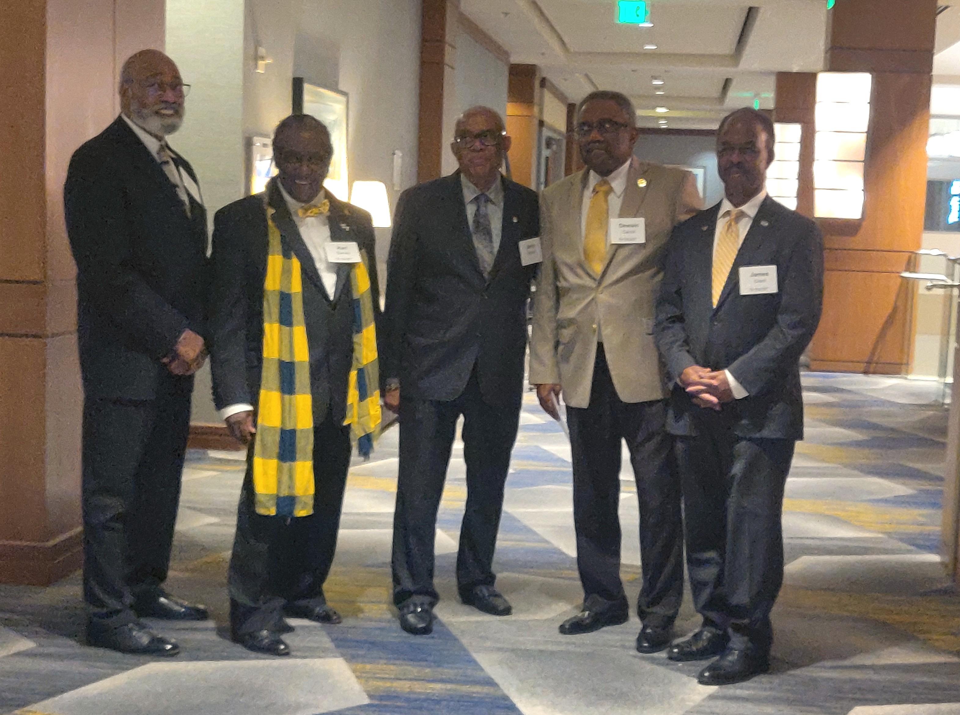 5 of the 7 African American Graduates of 1973 at their 50th reunion. (other 2 are deceased)
