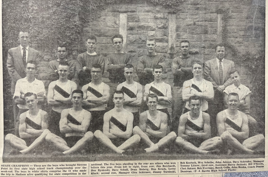 Track & Field State Champions 1955