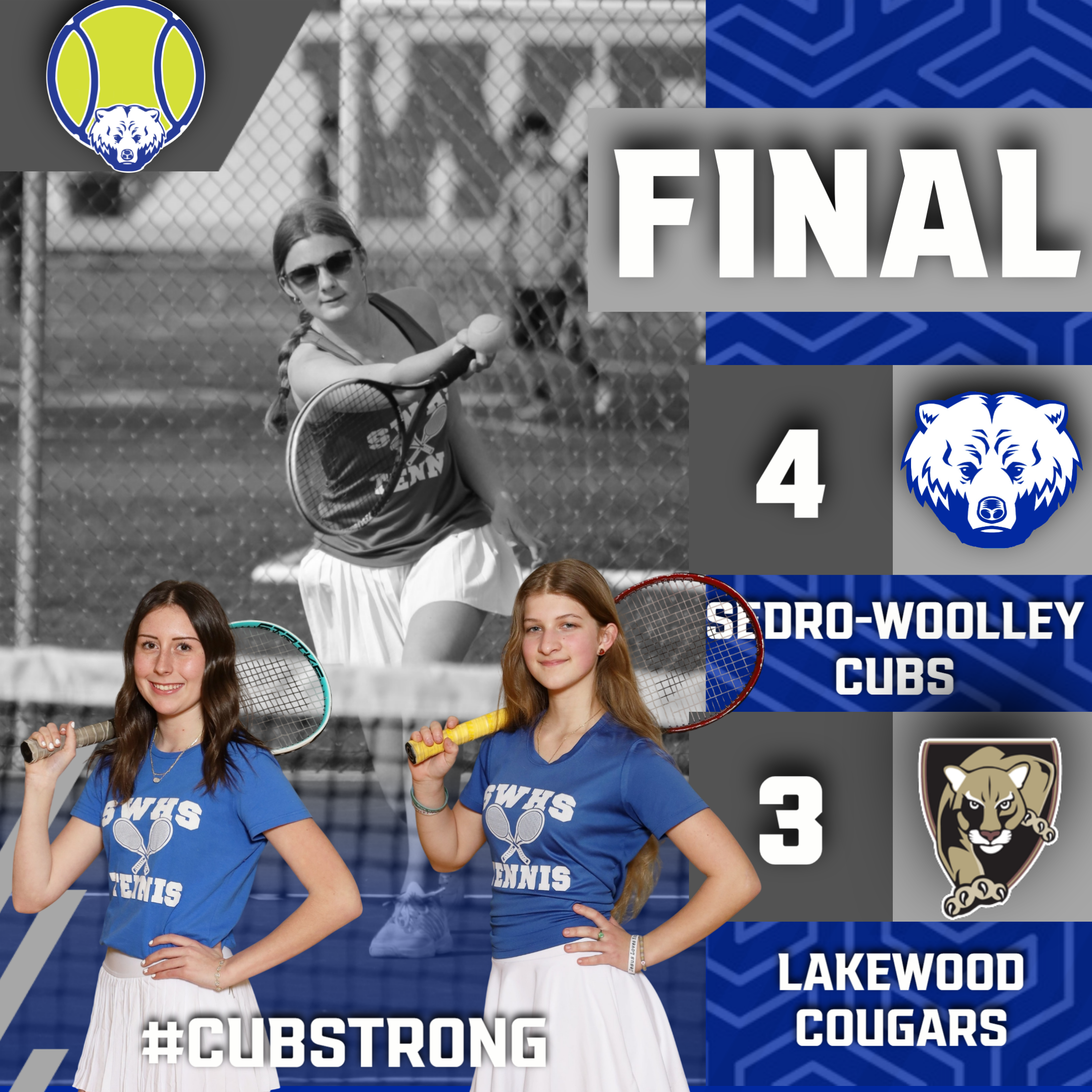 Girls Tennis Grind Out Win Against Lakewood!