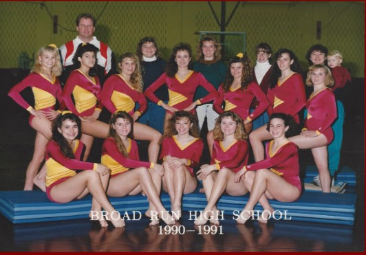Members of the 1991 State Championship Gymnastics