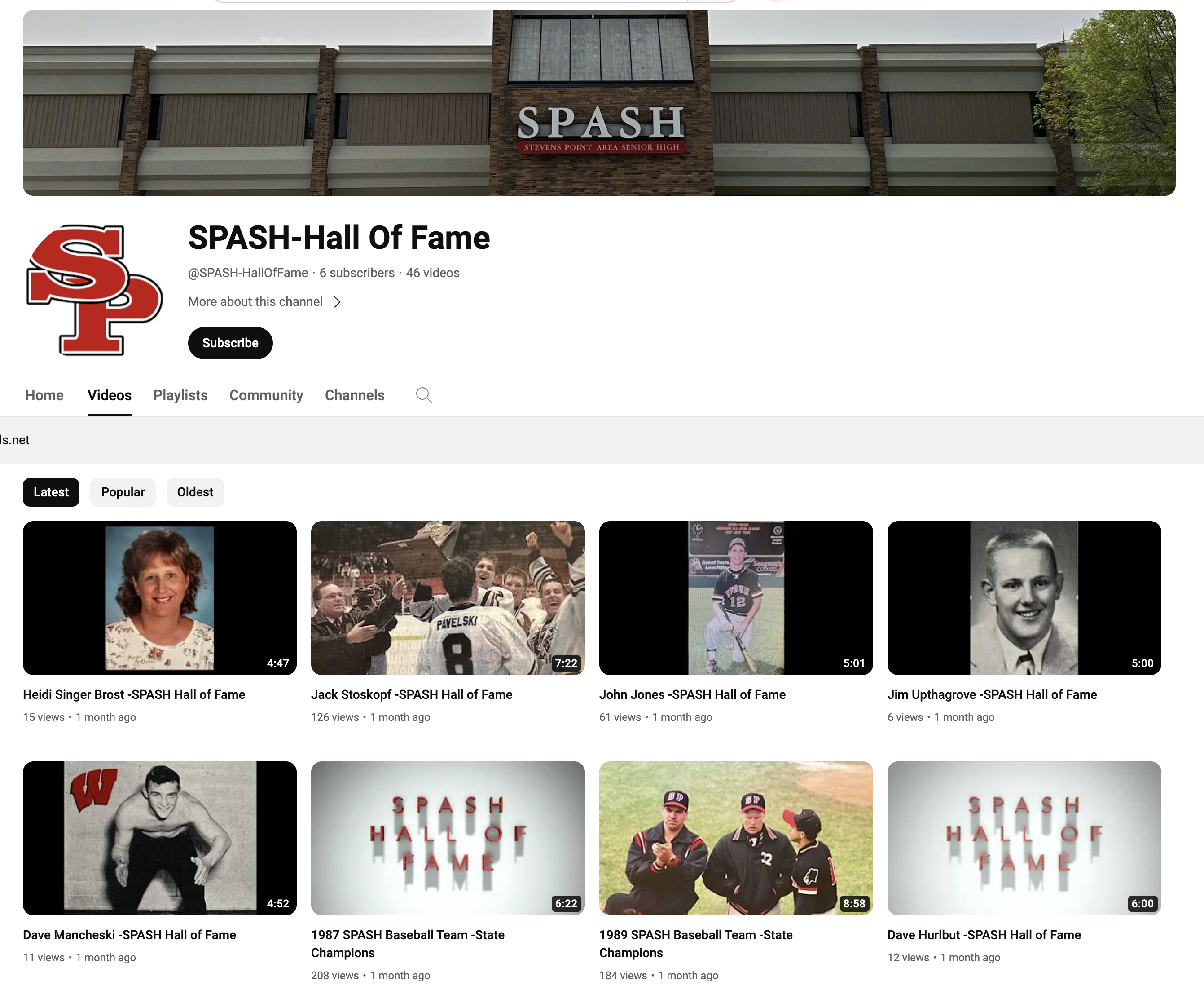 SPASH Panthers Community Touchscreen