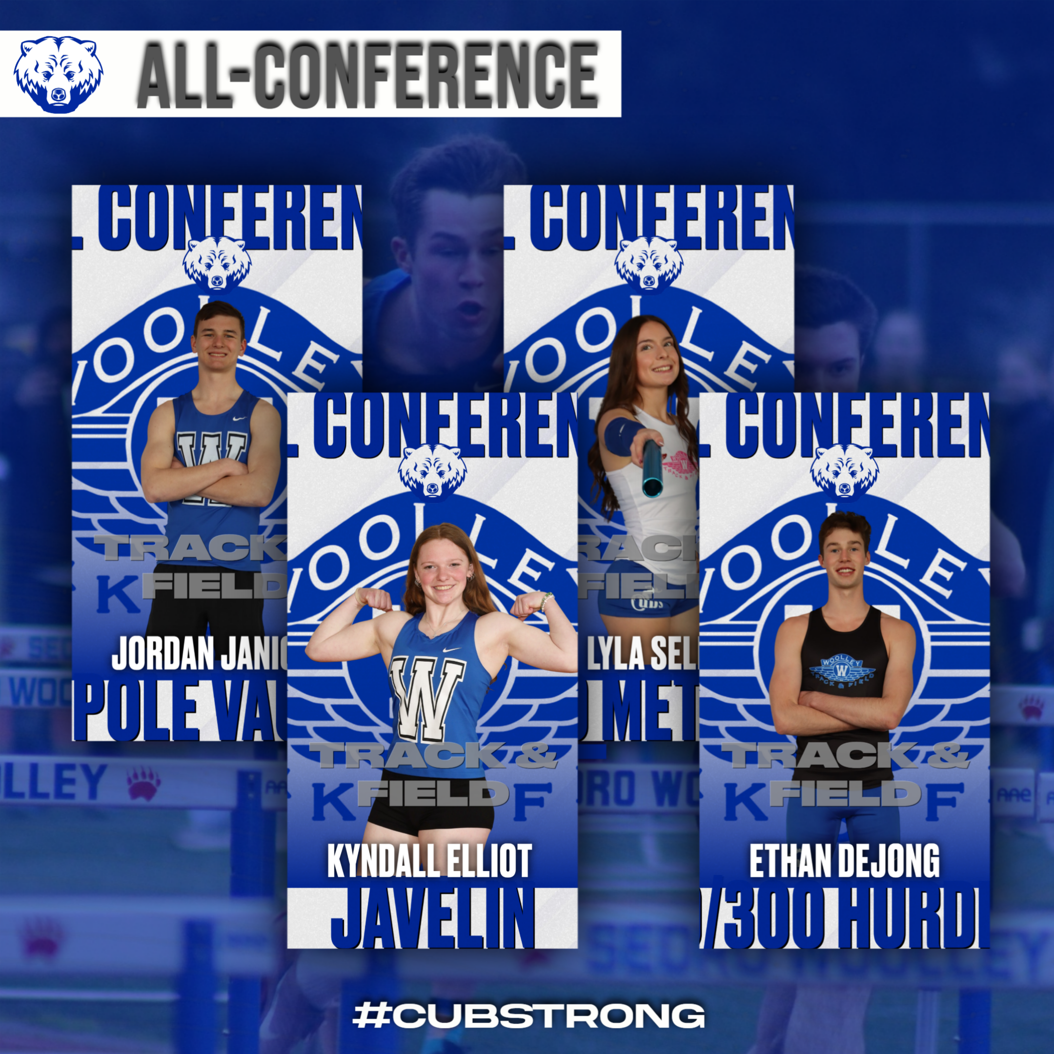Track & Field - 4 Earn All-Conference!