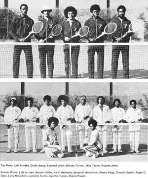 MEAC Tennis Champions 1975