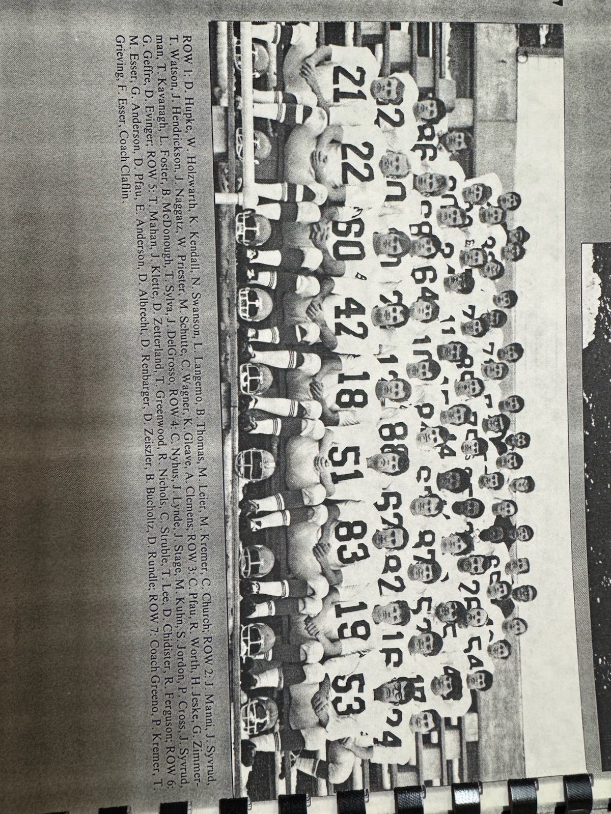1971 Jimmie Football Team