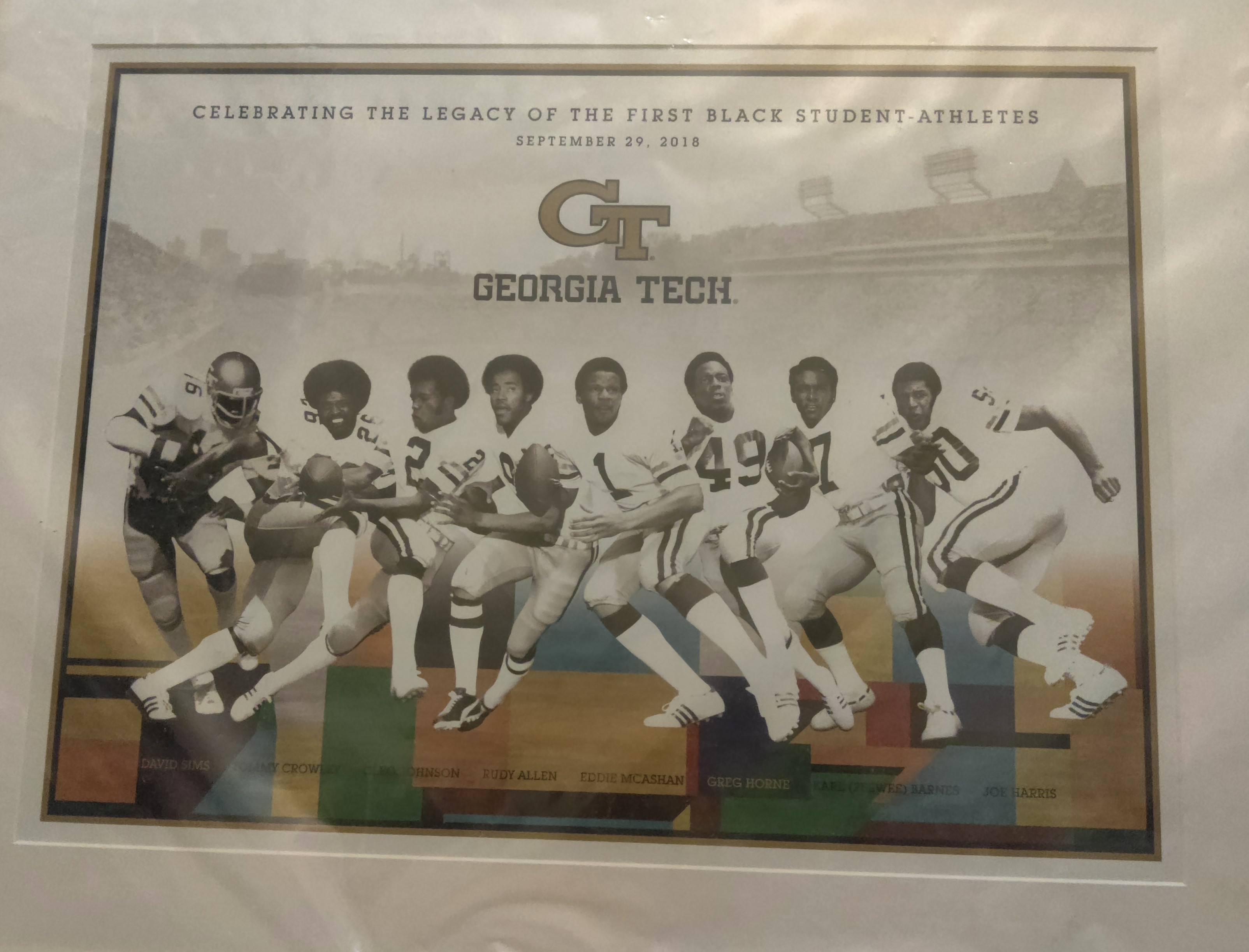 -1st (8) African American Football Players (1969-1973) - Eddie McAshan was 1st Scholarship Athlete in1969; Karl Webster Barnes was the 1st Letterwinner to graduate in 1973! 