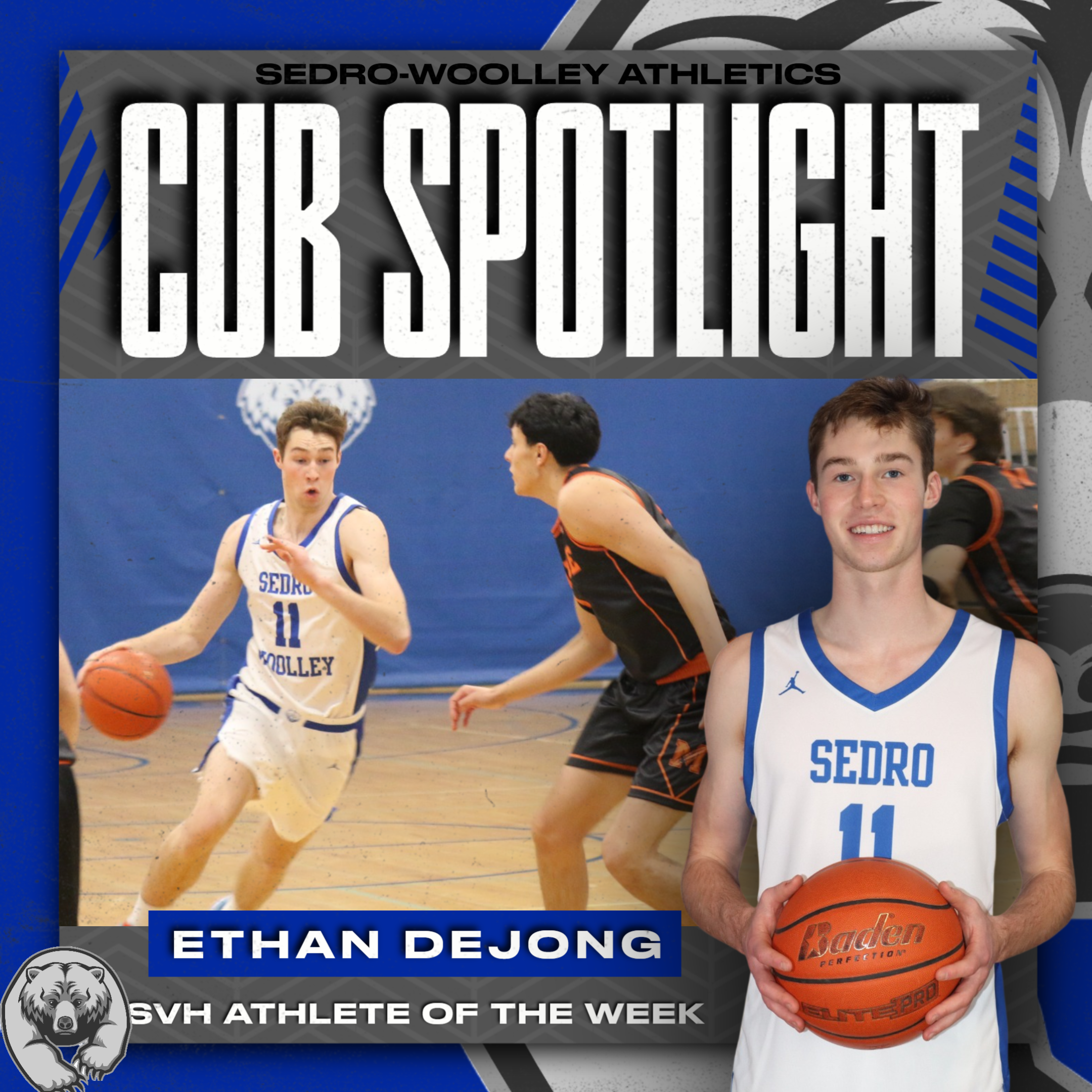 Boys Basketball: DeJong Earns SVH Athlete of the Week!