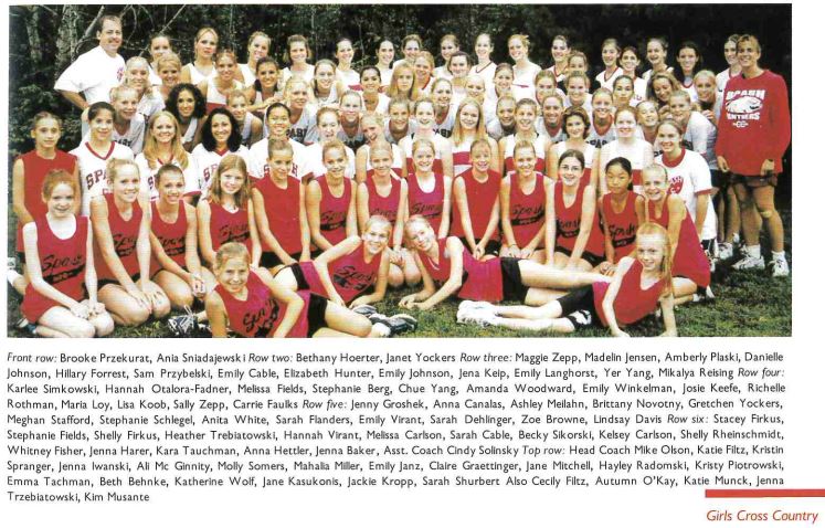 Girls Cross Country State Champions 2002