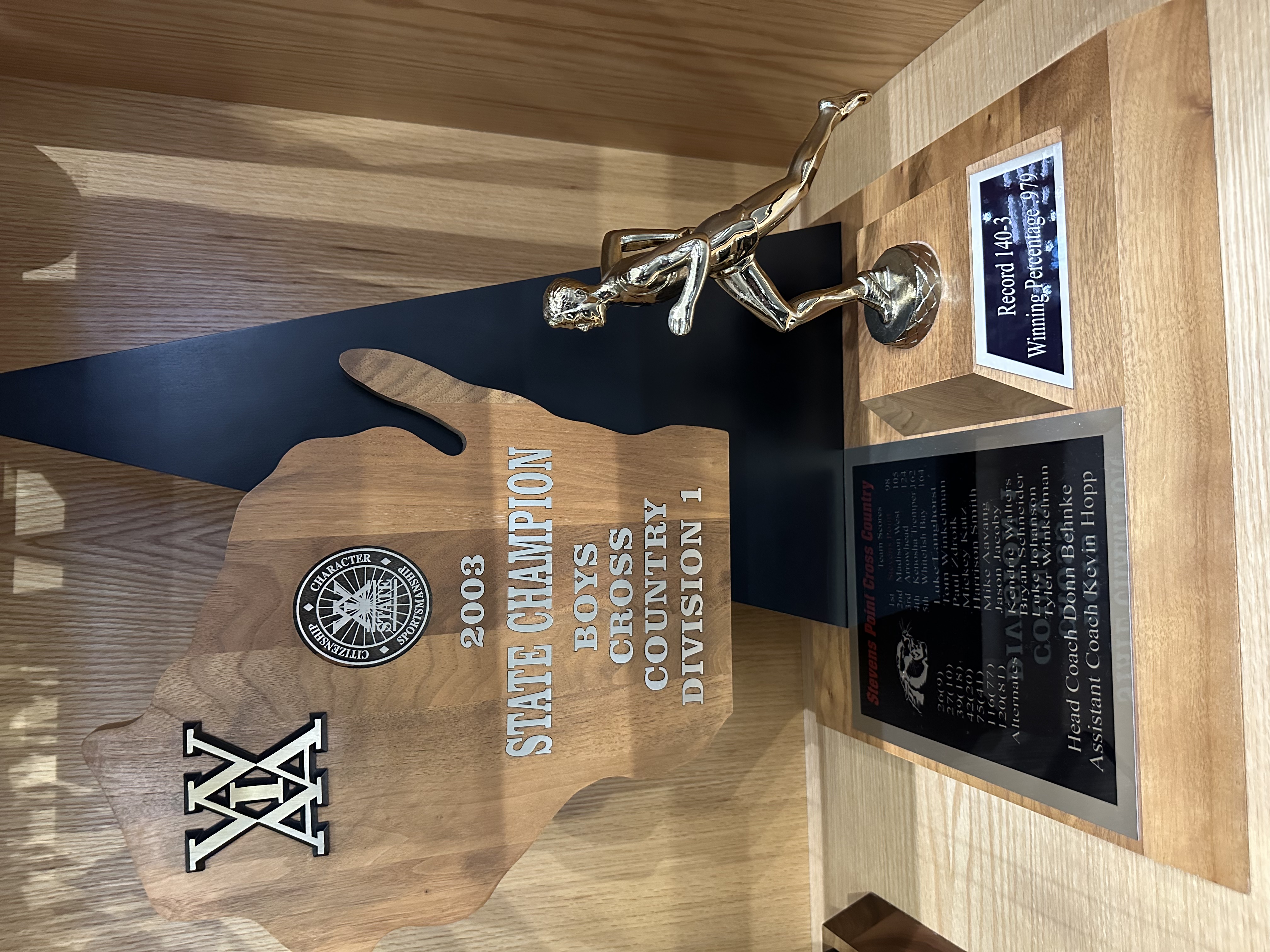 Boys Cross Country State Champions 2003