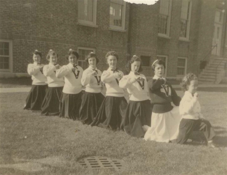 1952 Fall Cheerleading