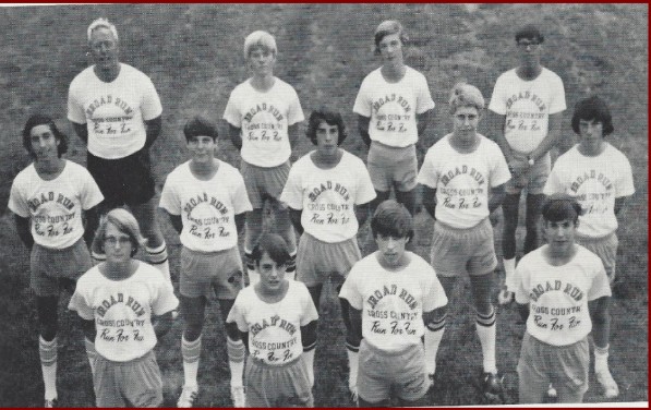 Members of the 1973 State Championship Cross Country