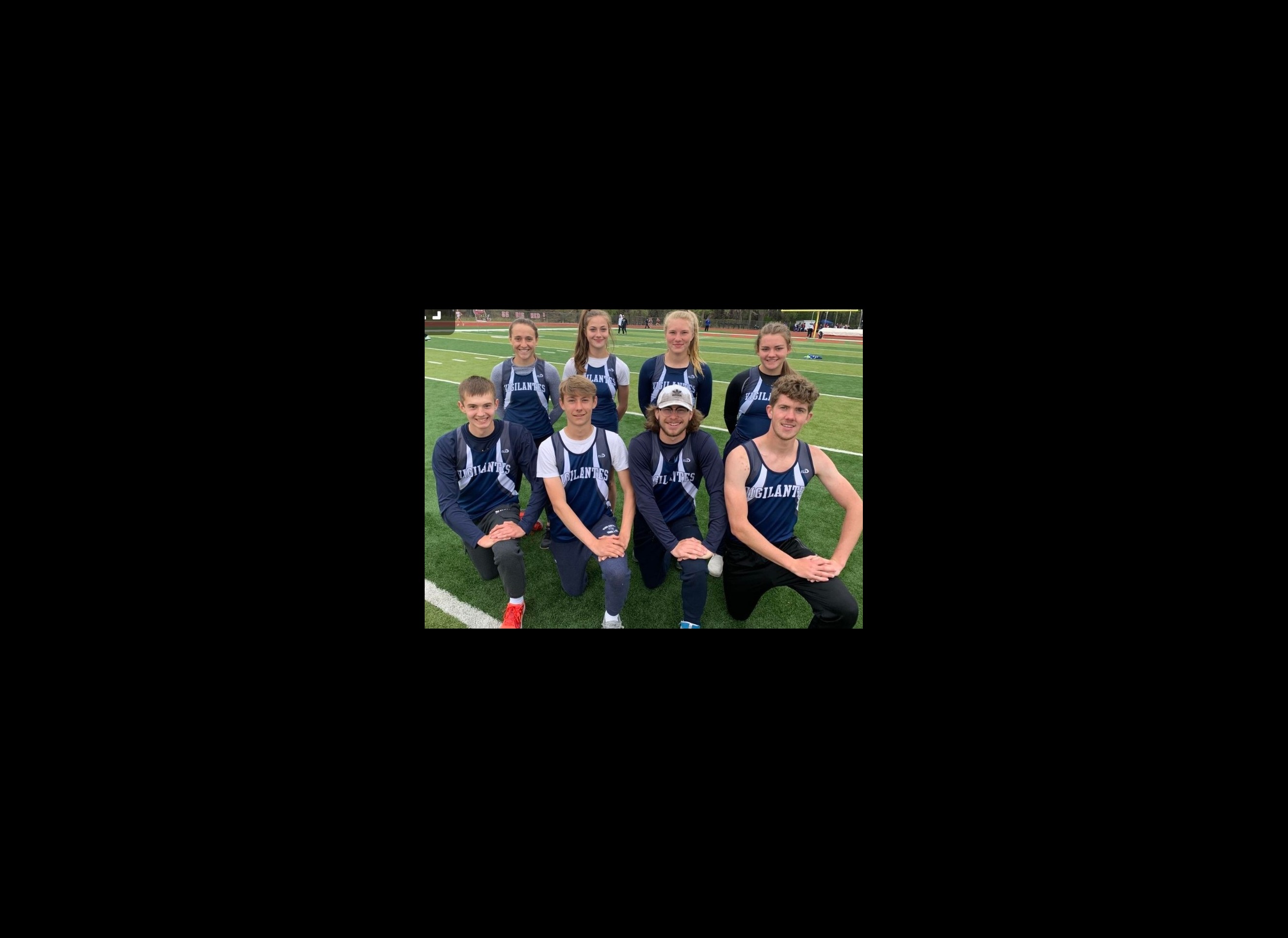 First State Track and Field Qualifiers at EHHS Reagan Fasbender, Michaela Cary, Montana Pierson, Teagan Wigen, Kaeden Sager, Trevor Held, Moases George, and Jack Nelson