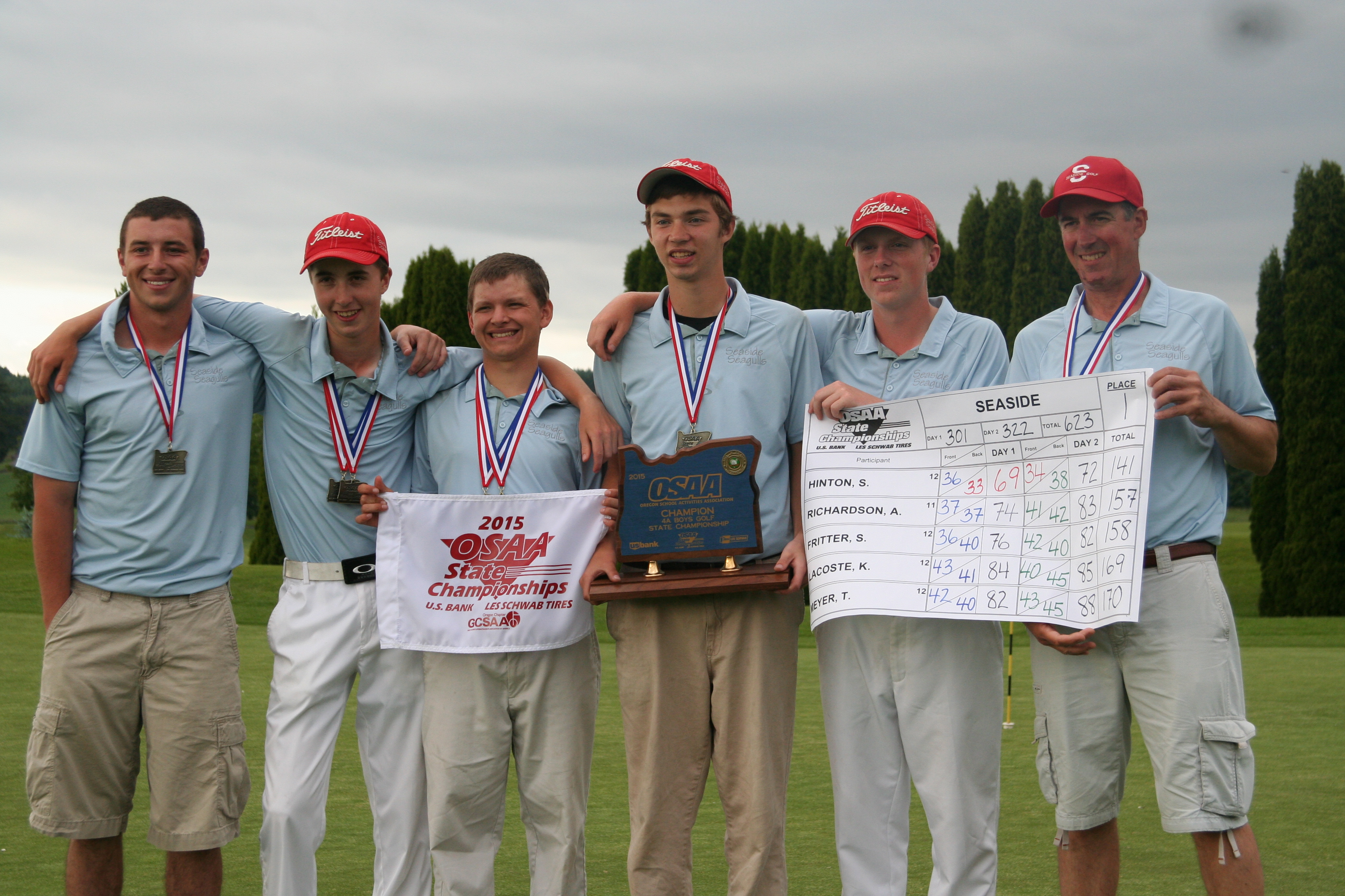 2015 Boys Golf Team