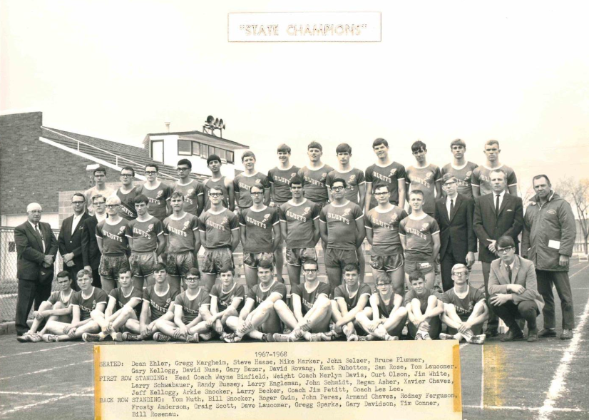1967-68 Scottsbluff High School Nebraska State
High School Track Champions