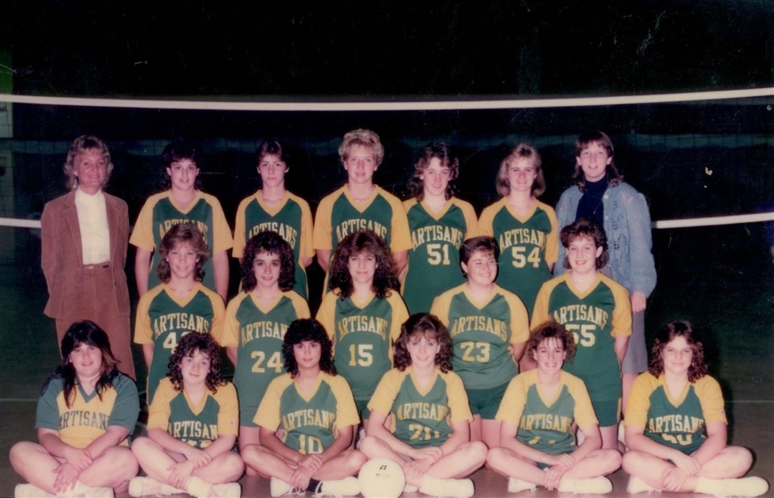 1986 Girls Volleyball
