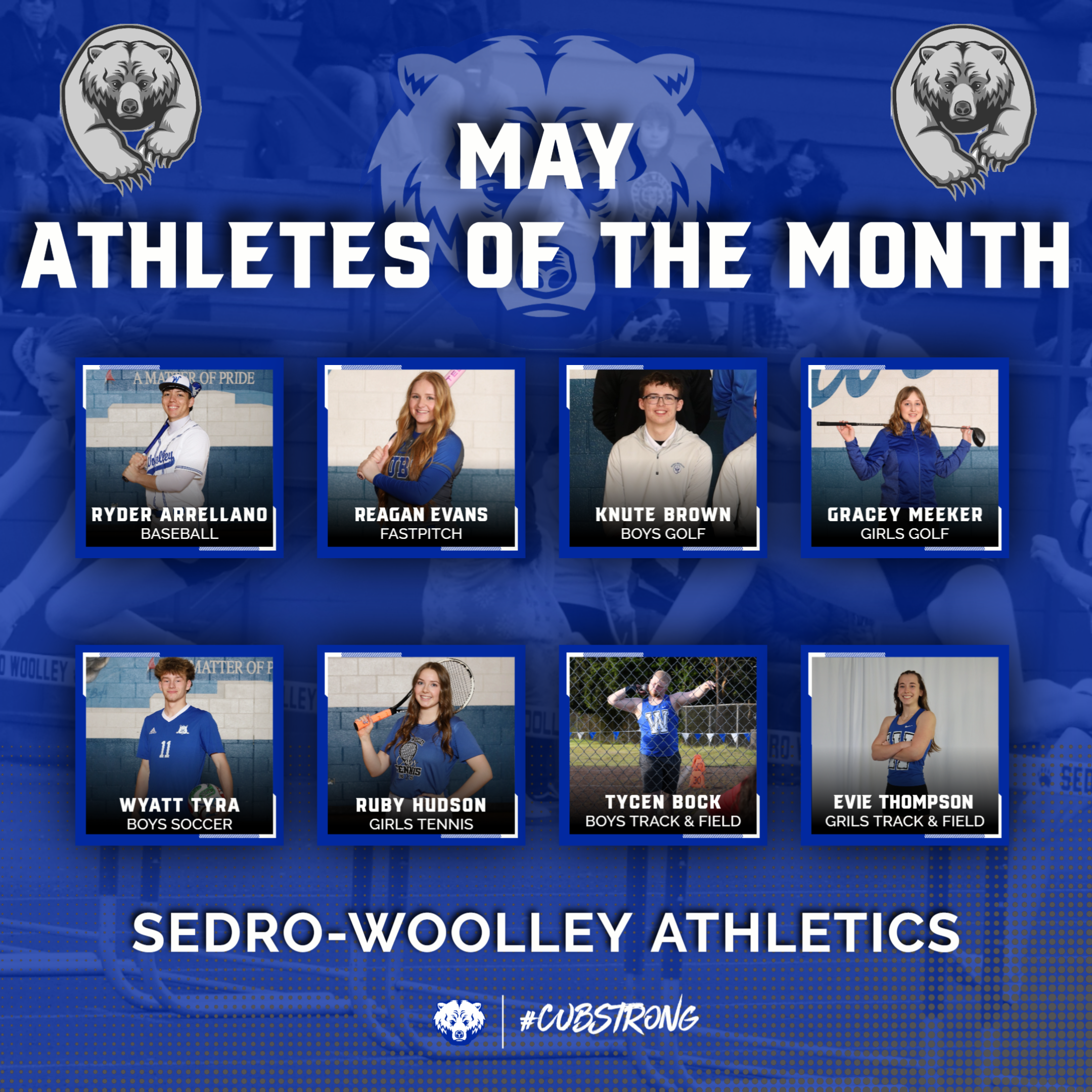 May Athletes of the Month!