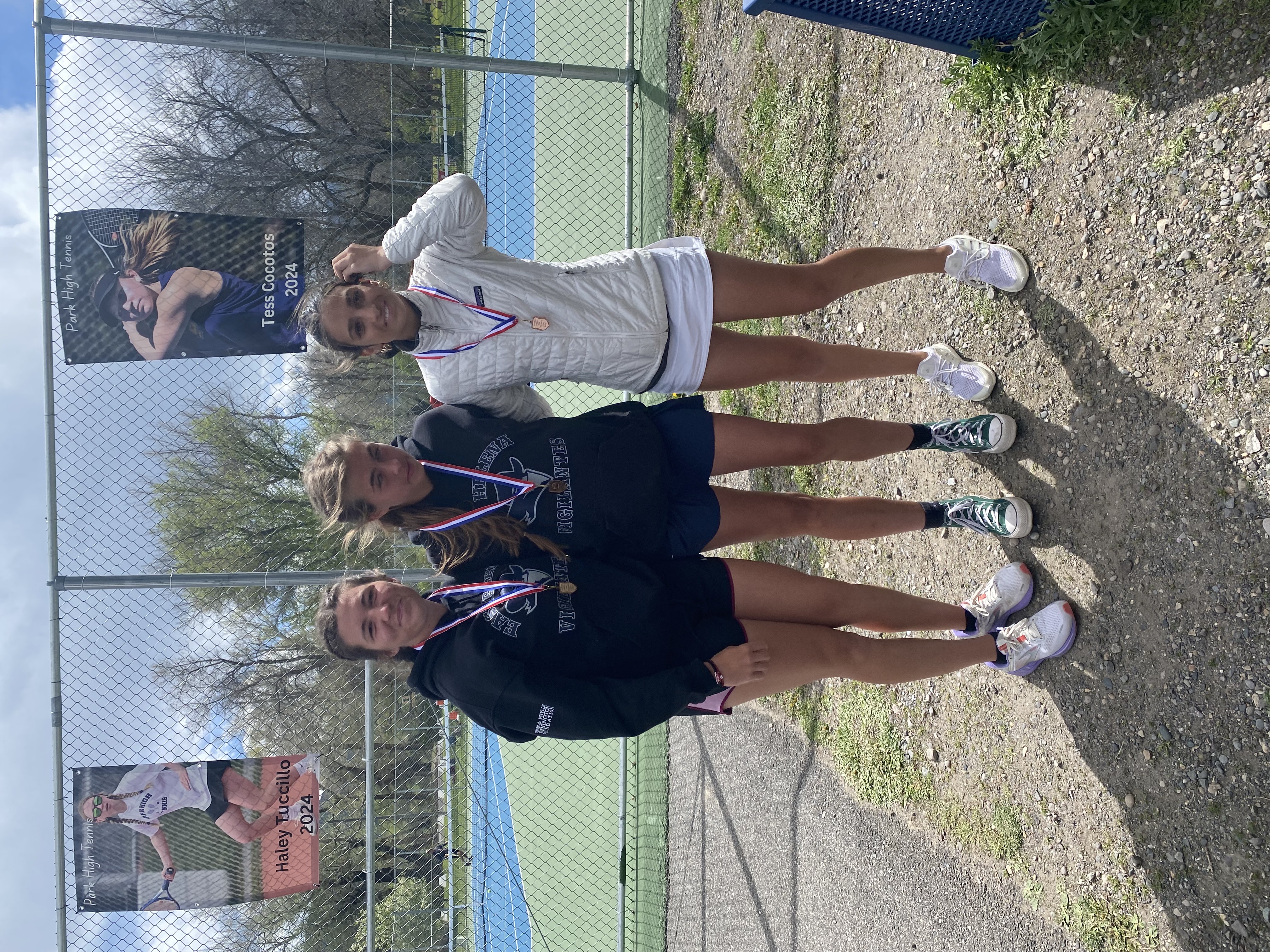 Bailey Bergum and Janelle Taylor Divisionals 4th Place