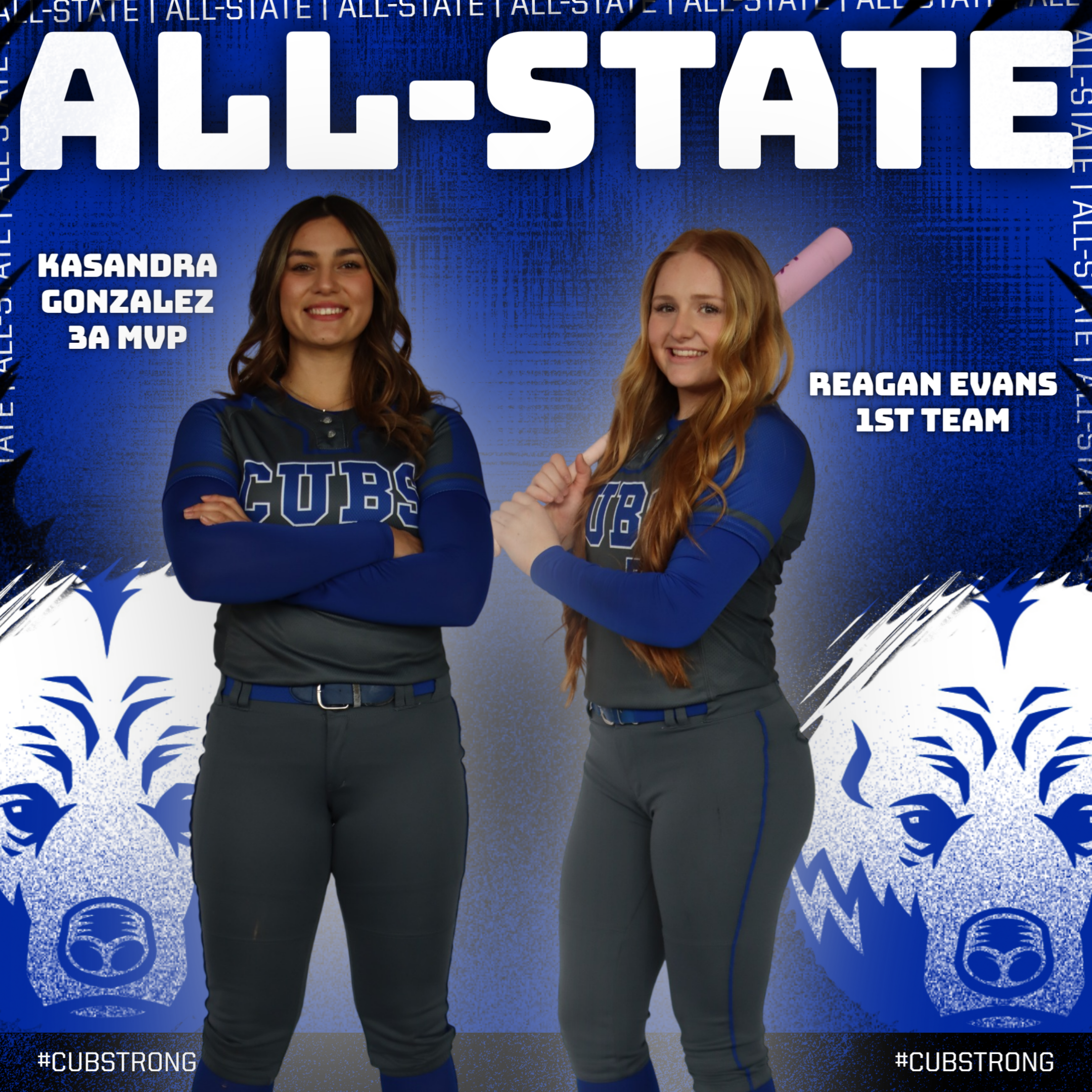 Fastpitch - Gonzalez & Evans Earn All-State!